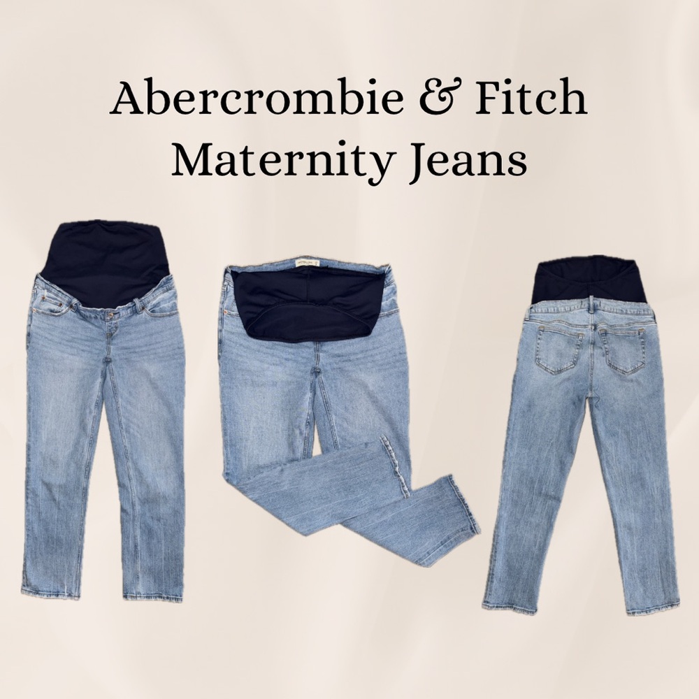 Abercrombie & Fitch Straight Leg Maternity Jeans